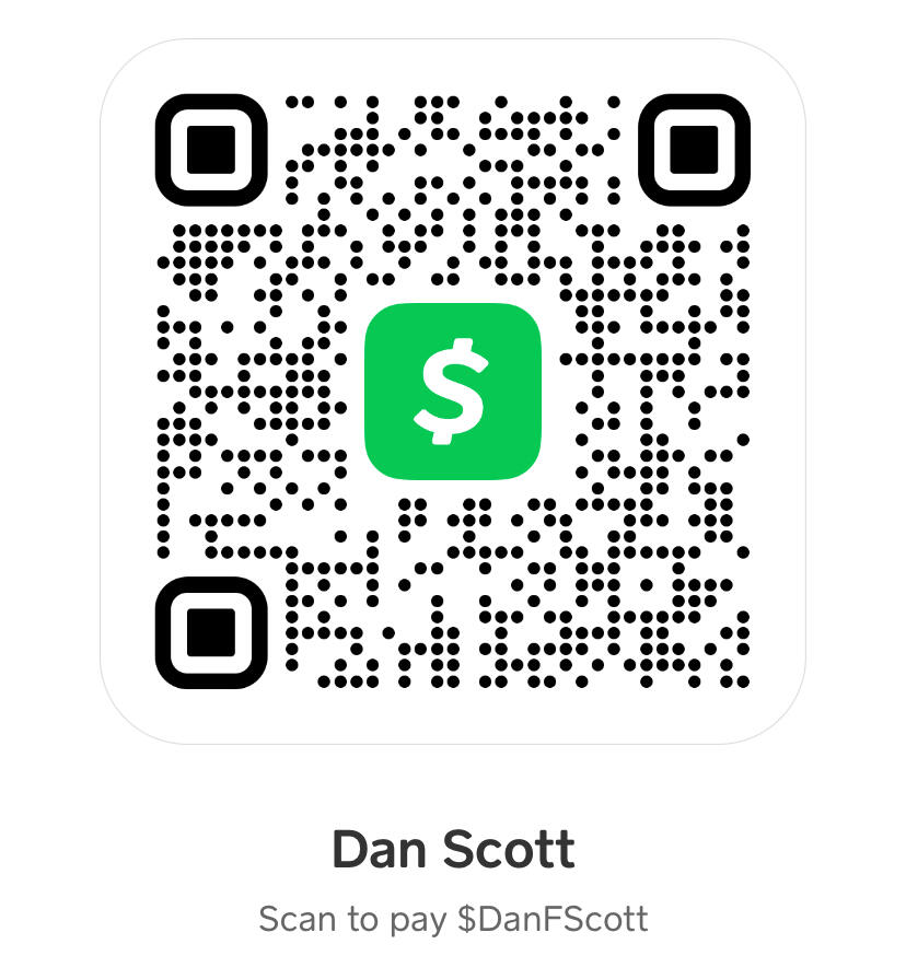 You can TIP DJ Dan via Cash App at https://cash.app/$DanFScott
